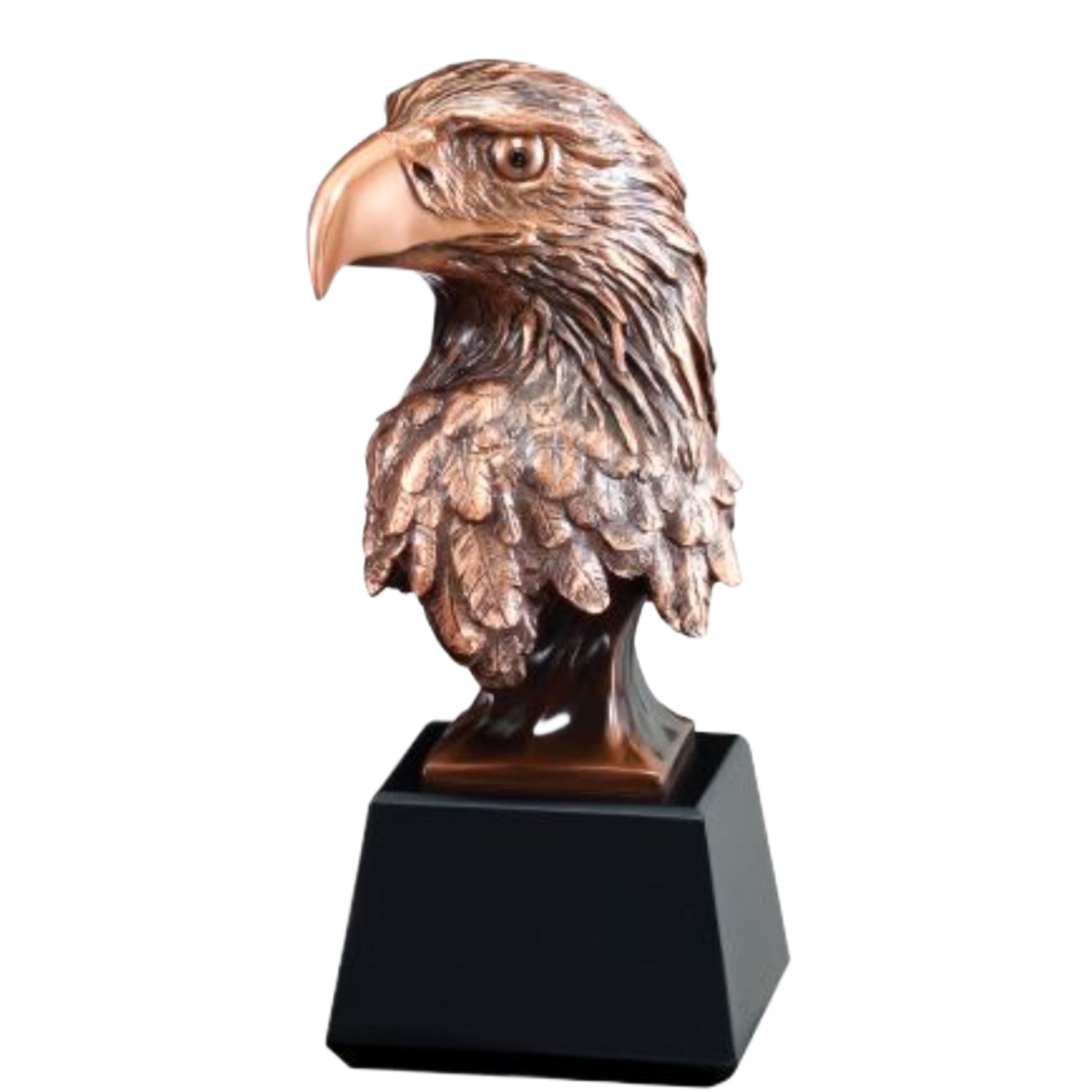 Bronze Eagle Head Award 9"