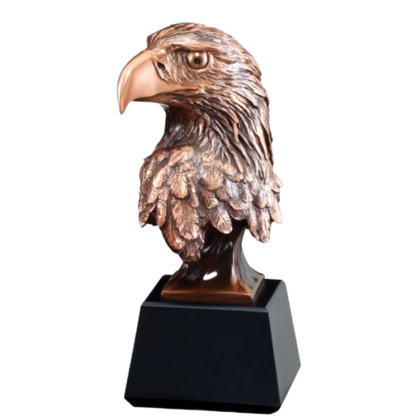 Bronze Eagle Head Award 9"