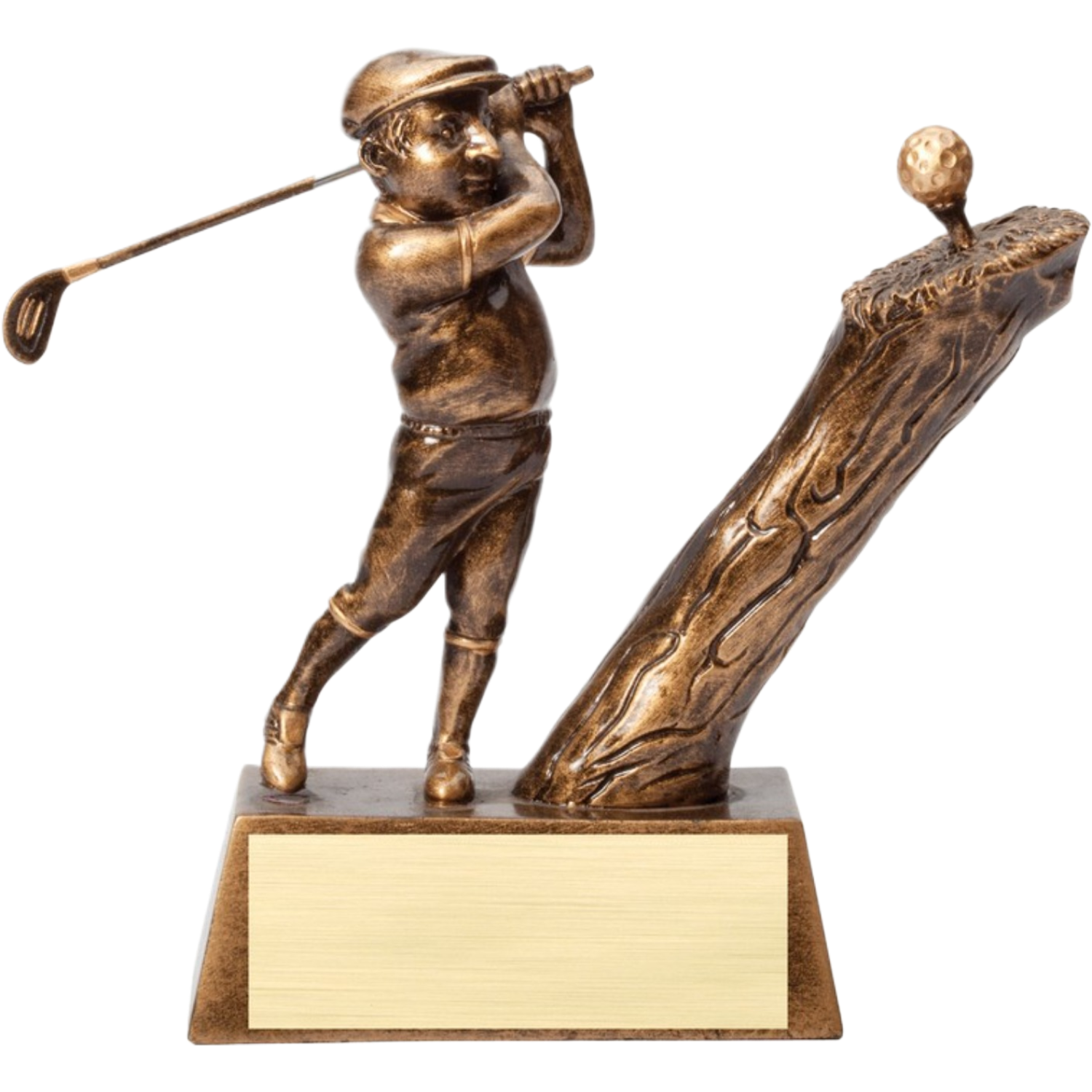 Comic Golfer Swinging Award 5.5