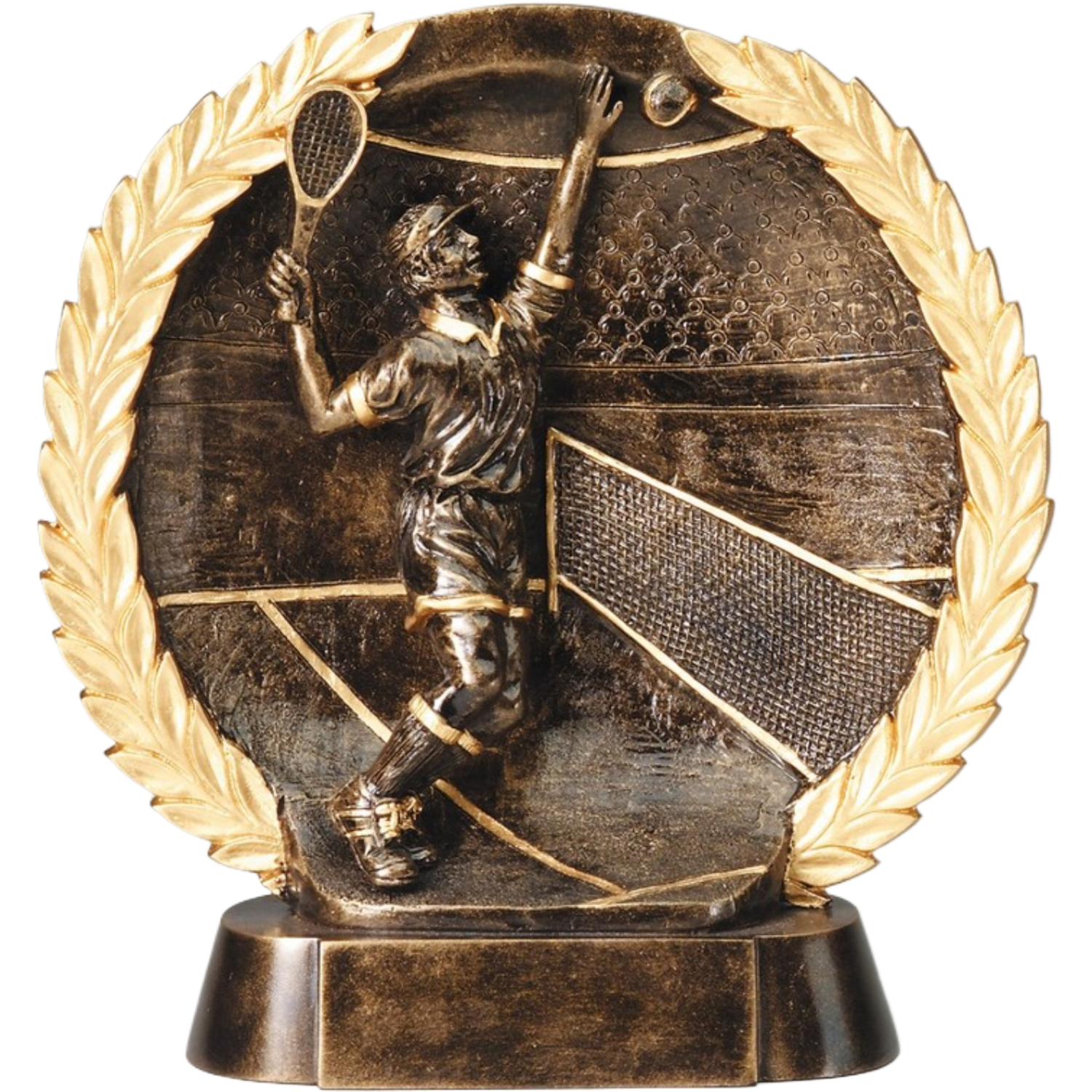 Plate Male Tennis Award 7.5"