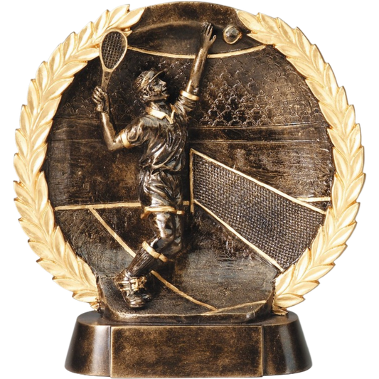 Plate Male Tennis Award 7.5"