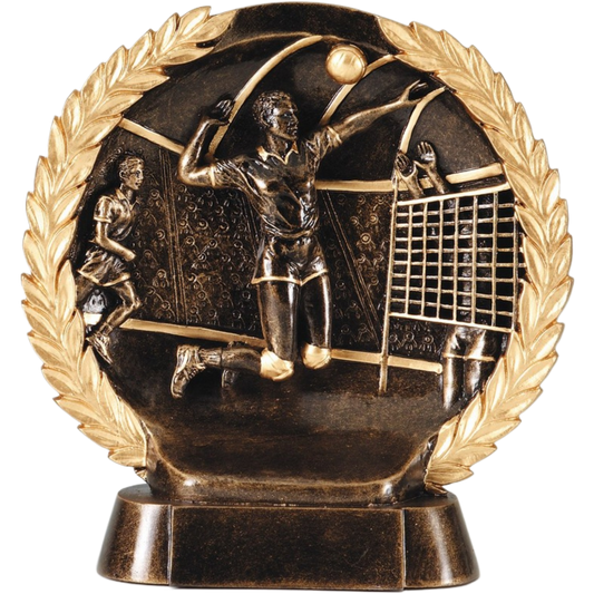 Plate Male Volleyball Award 7.5"