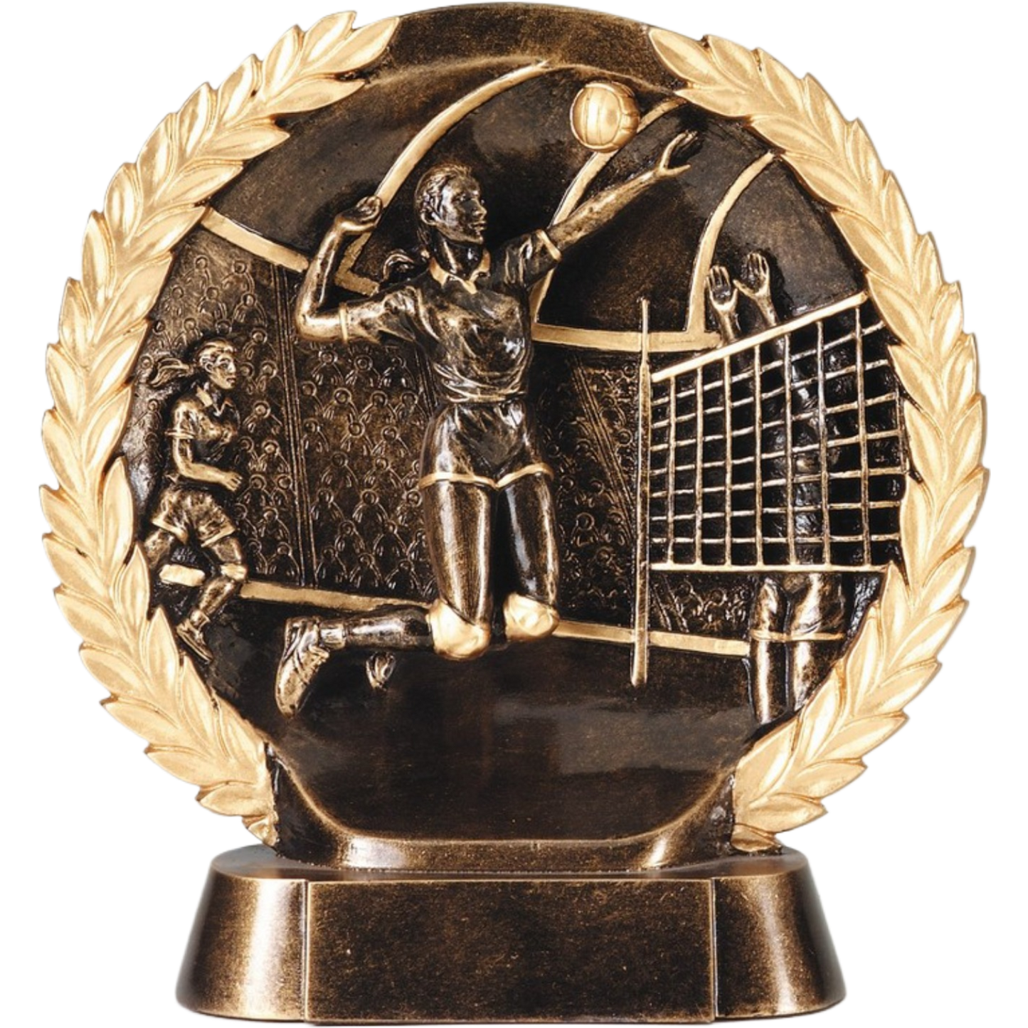 Plate Female Volleyball Award 7.5"