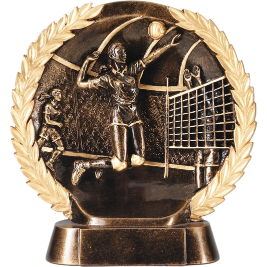 Plate Female Volleyball Award 7.5"