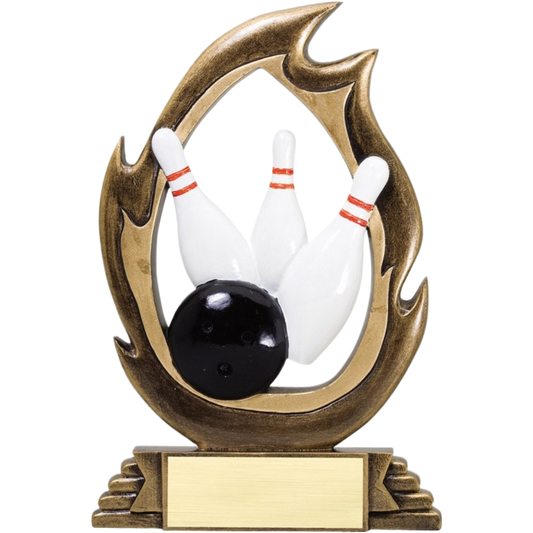 Flame Series Bowling Award 7.25"