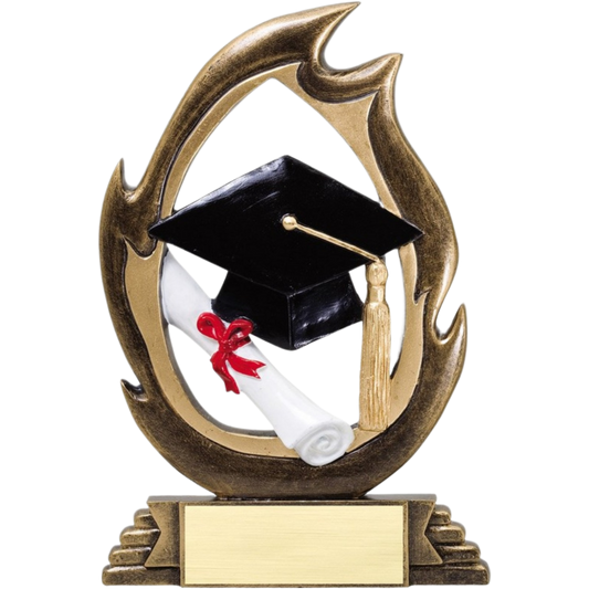 Flame Series Graduation Award 7.25"