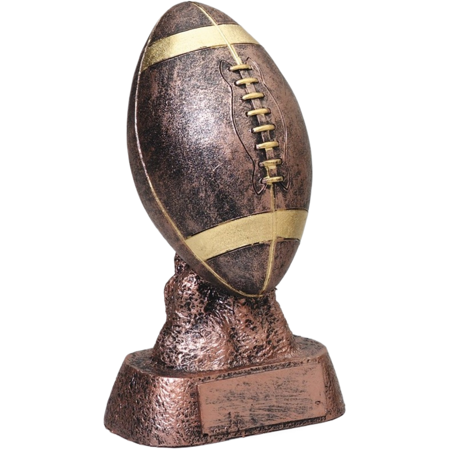 Small Antique Bronze Football Award 6"