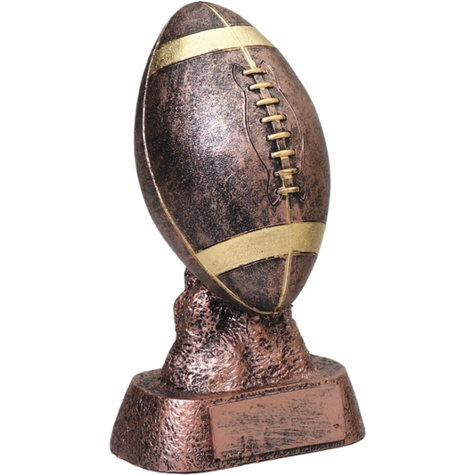 Small Antique Bronze Football Award 6"