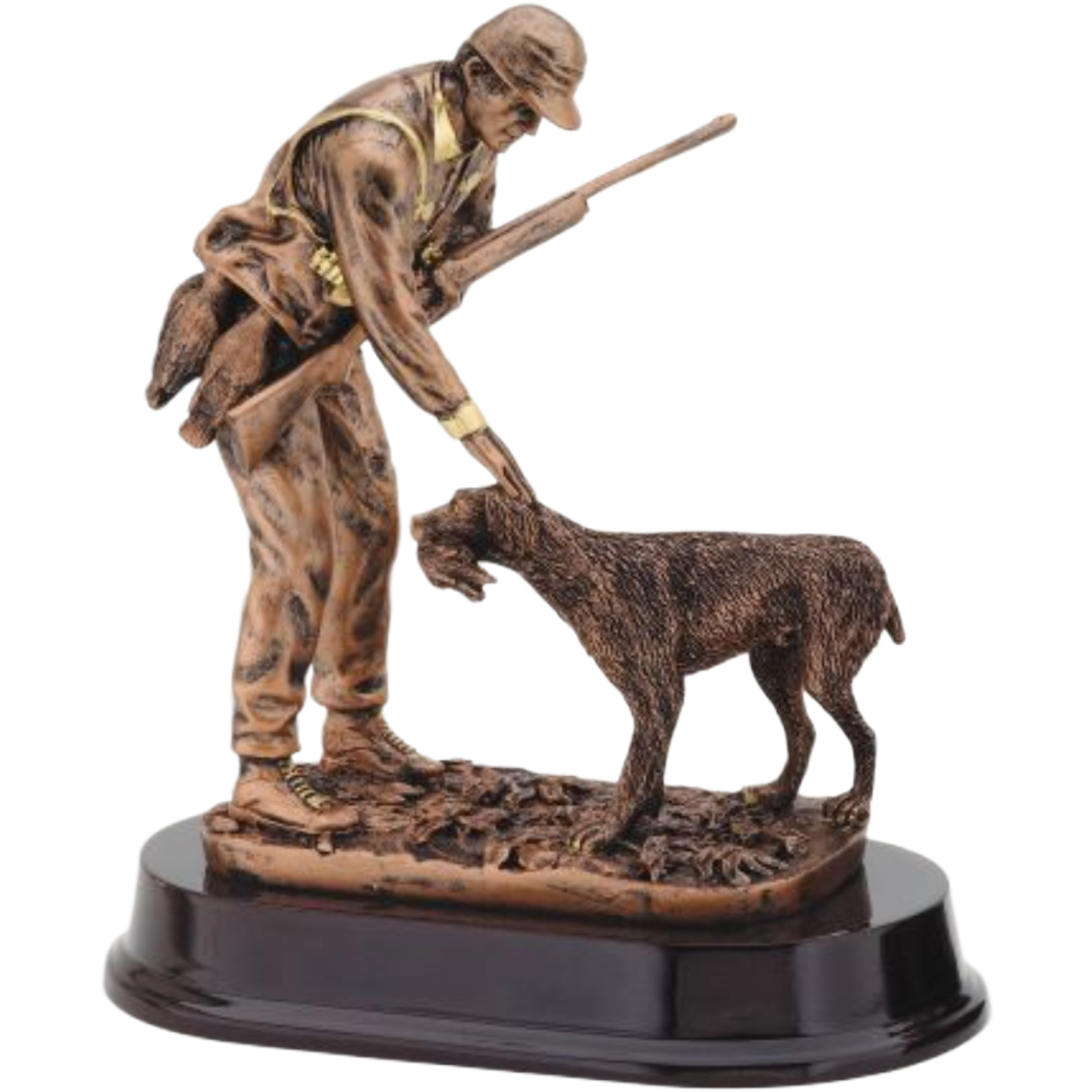 Hunter With Dog Award 9.75"