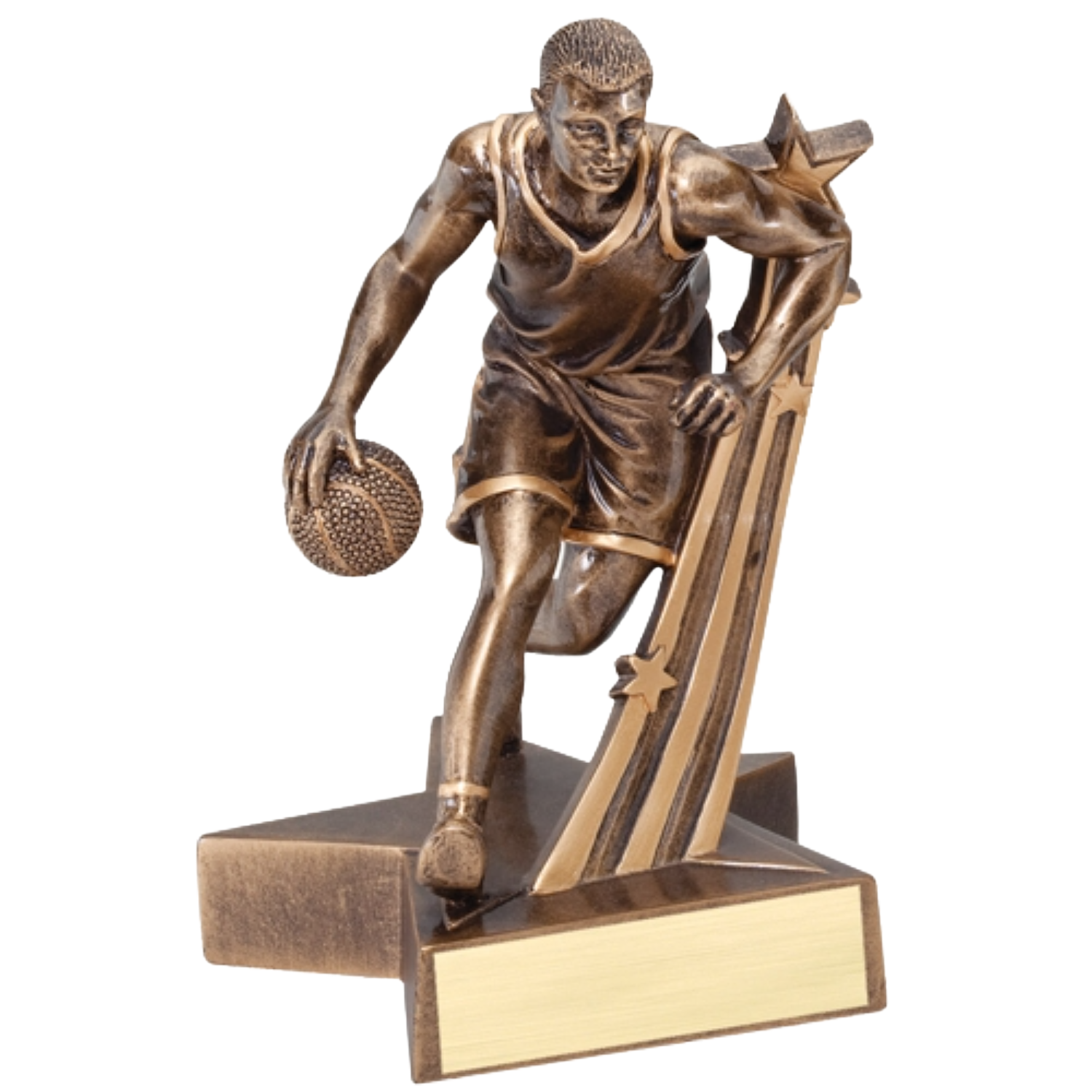Super Star Male Basketball Award 6.5"