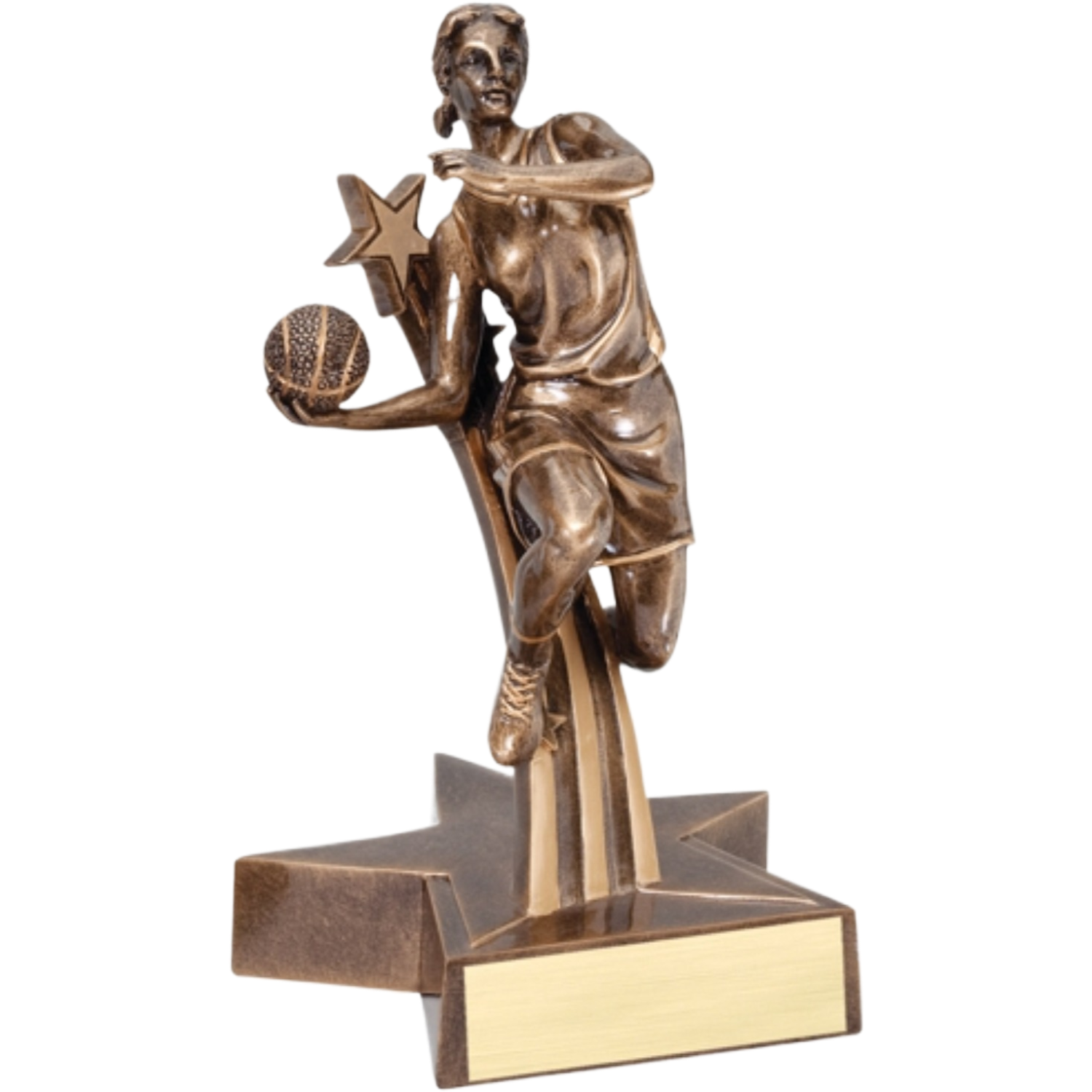 Super Star Female Basketball Award 6.5"