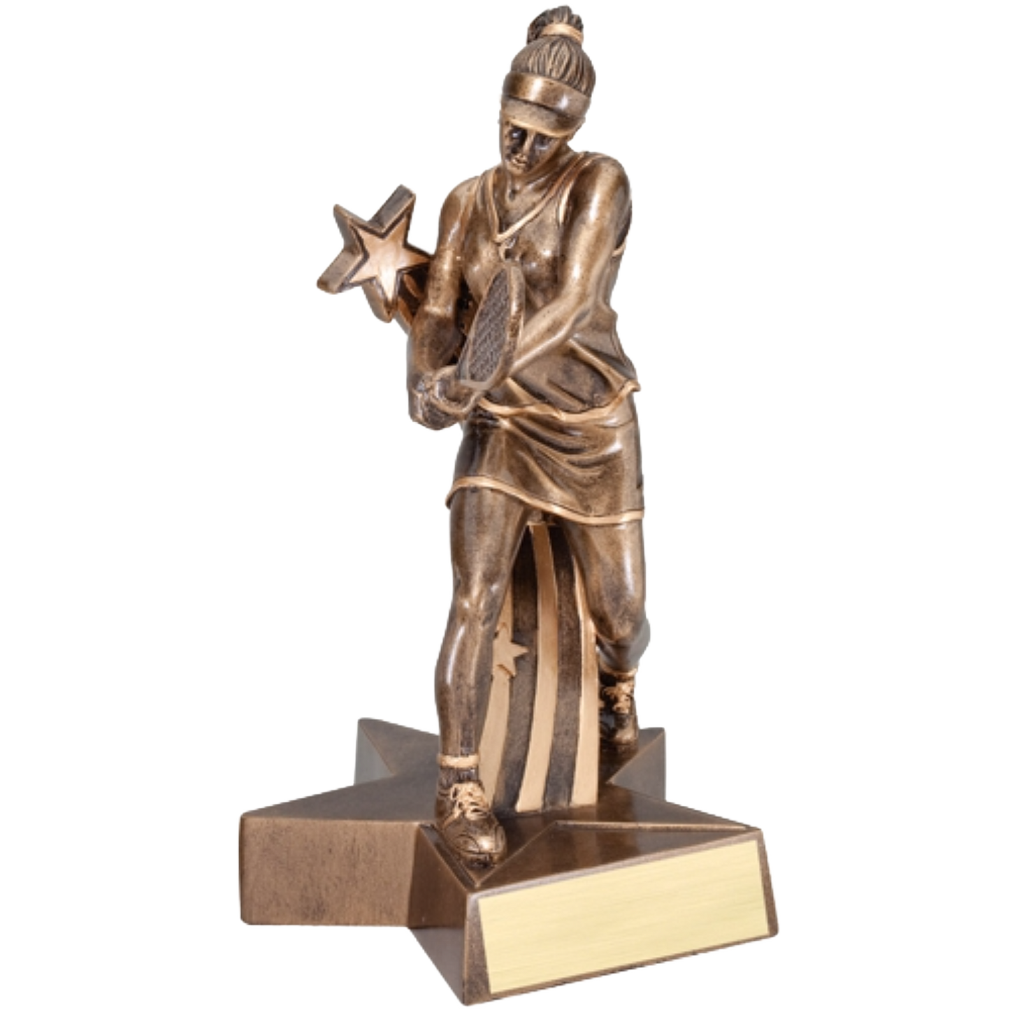 Super Star Female Tennis Award 6.5"