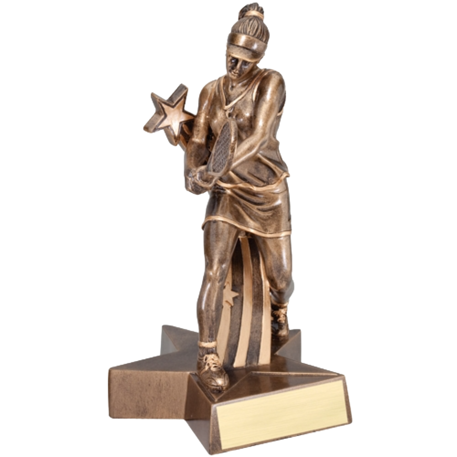Super Star Female Tennis Award 6.5"