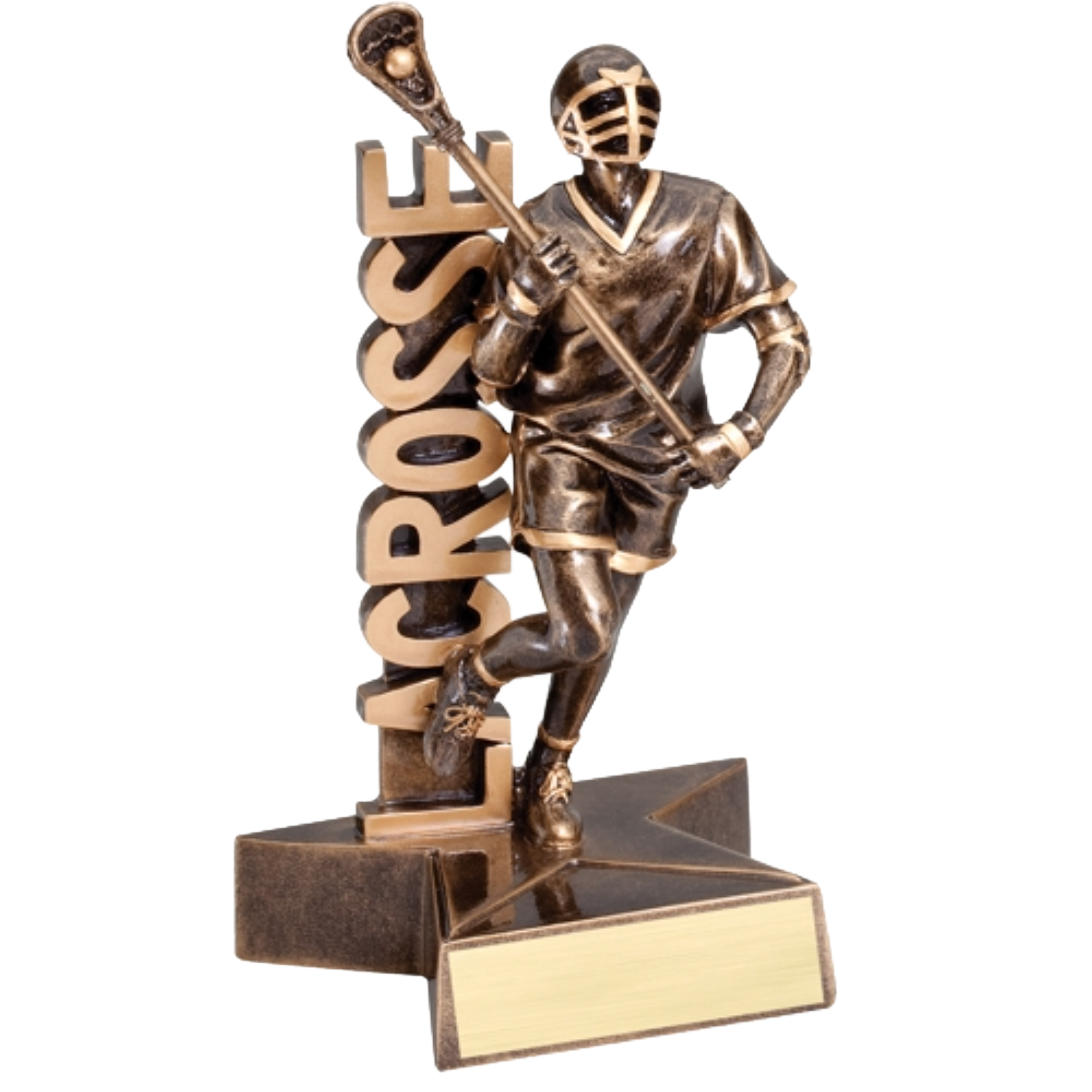 Super Star Male Lacrosse Award 6.5"