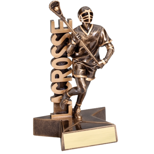 Super Star Male Lacrosse Award 6.5"