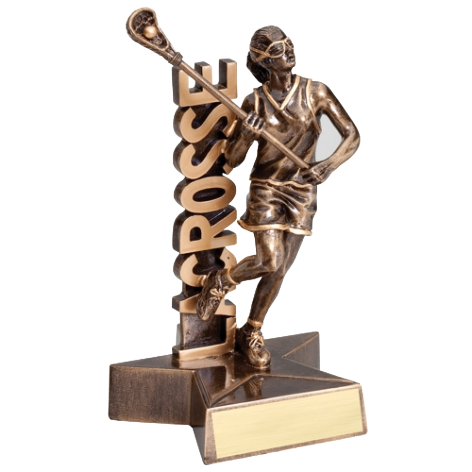 Super Star Female Lacrosse Award 6.5"
