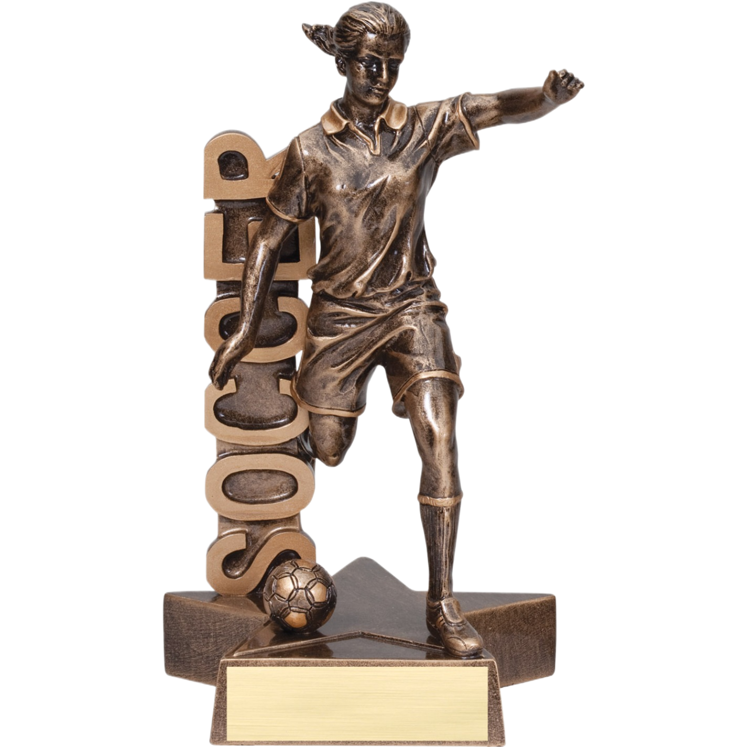 Billboard Female Soccer Award 8.5"