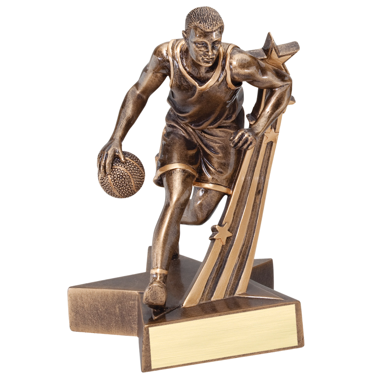 Super Star Male Basketball Award 8.5"