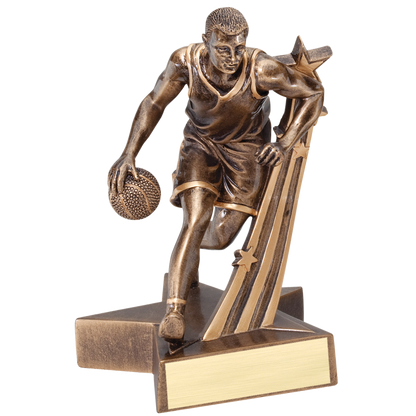 Super Star Male Basketball Award 8.5"