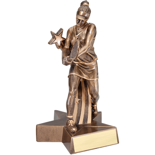 Super Star Female Tennis Award 8.5"