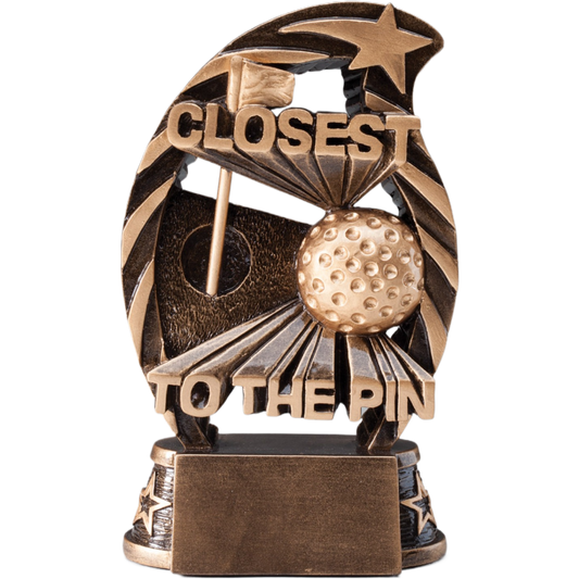 Star Closest To The Pin Golf Award 6.5"