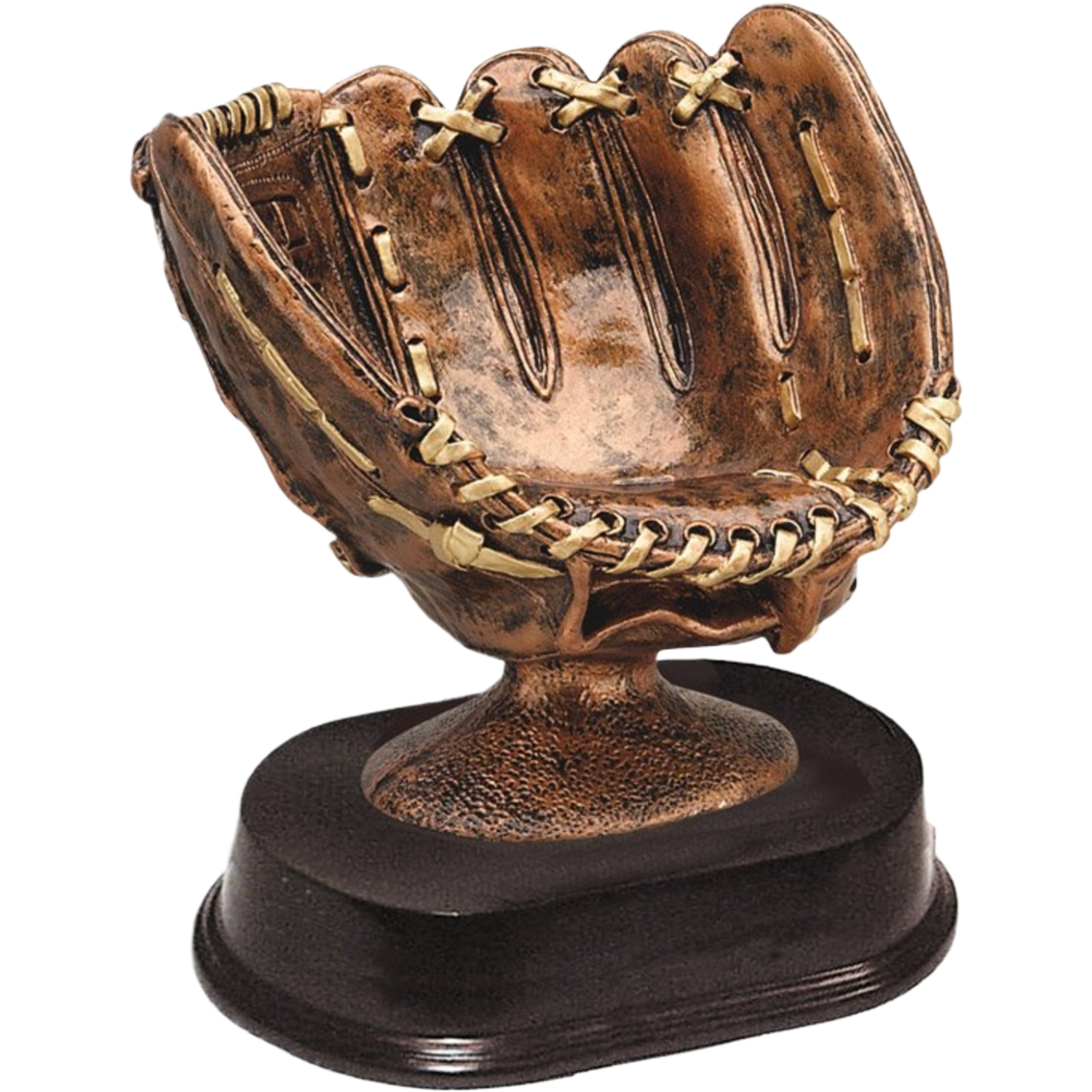 Bronze Baseball Glove Award 5"