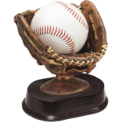 Bronze Baseball Glove Award 5"