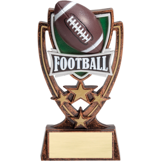 Four Star Football Award 6"