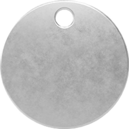 Stainless Steel Tag - Circle