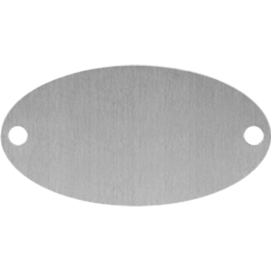 Stainless Steel Tag - Oval