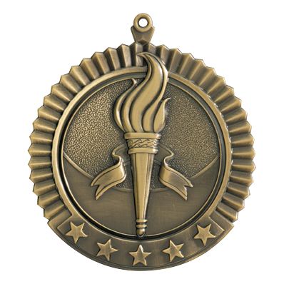 5 Star Victory Medal 2.75" / Gold