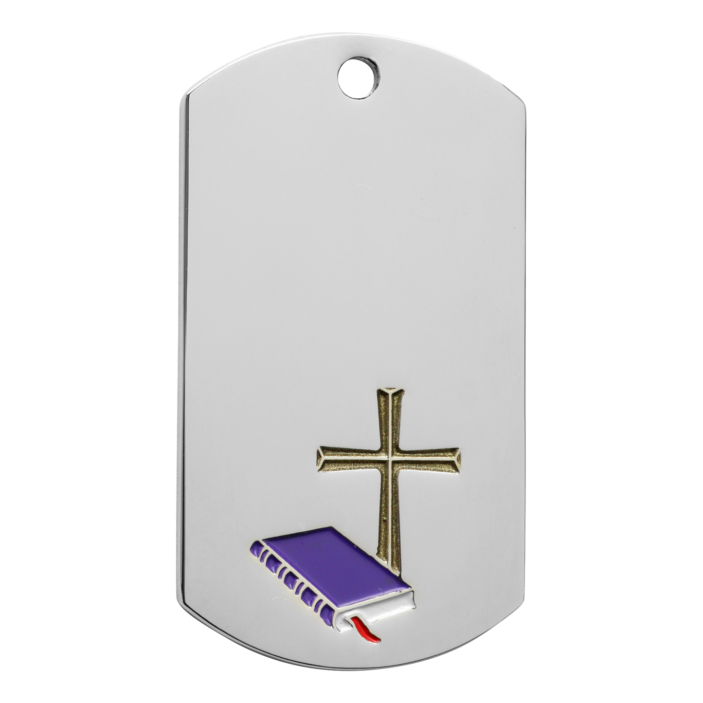 Christian Dog Tag 2" / Silver