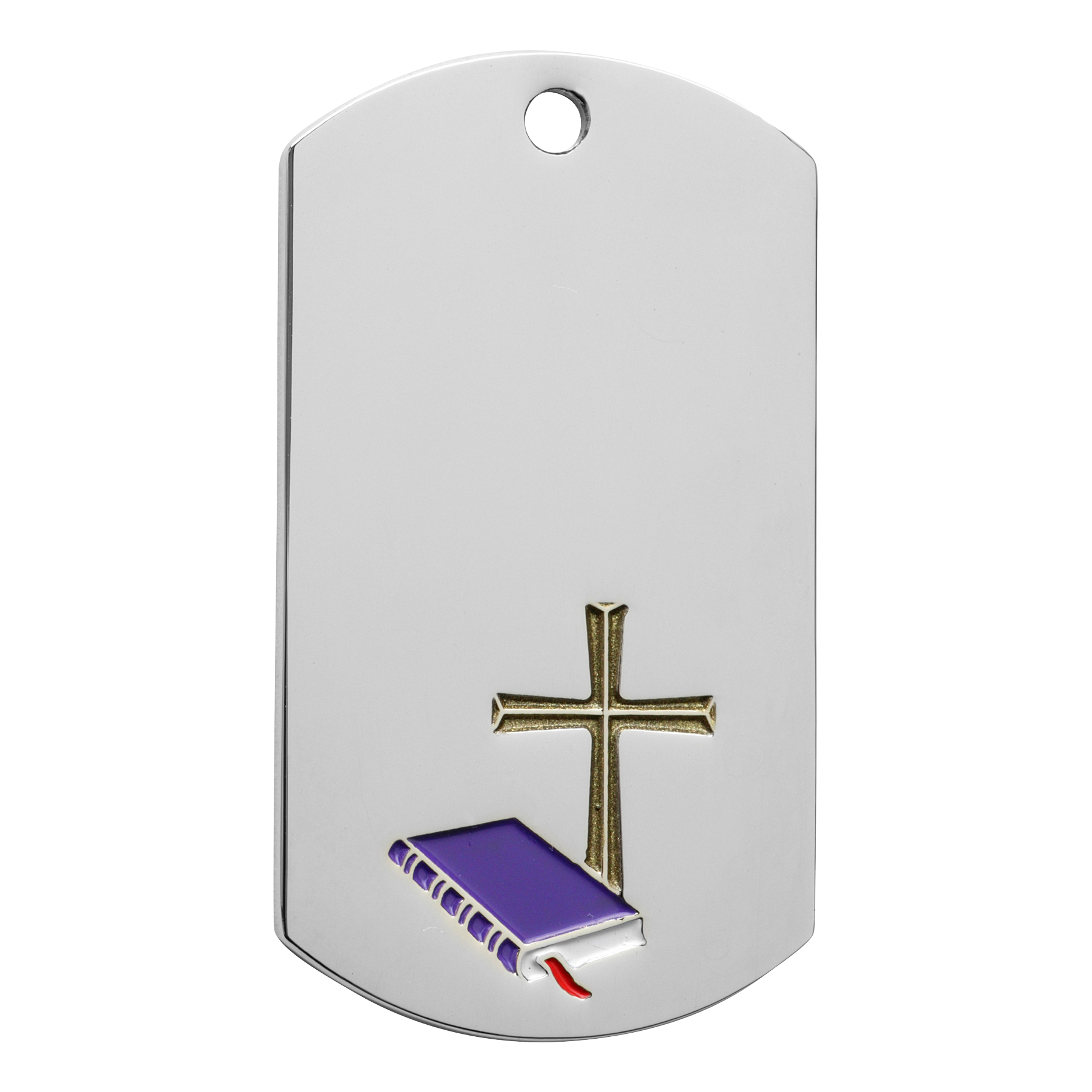 Christian Dog Tag 2" / Silver