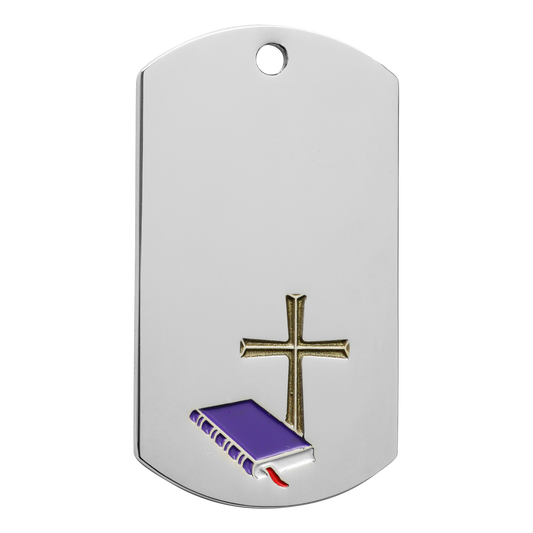 Christian Dog Tag 2" / Silver