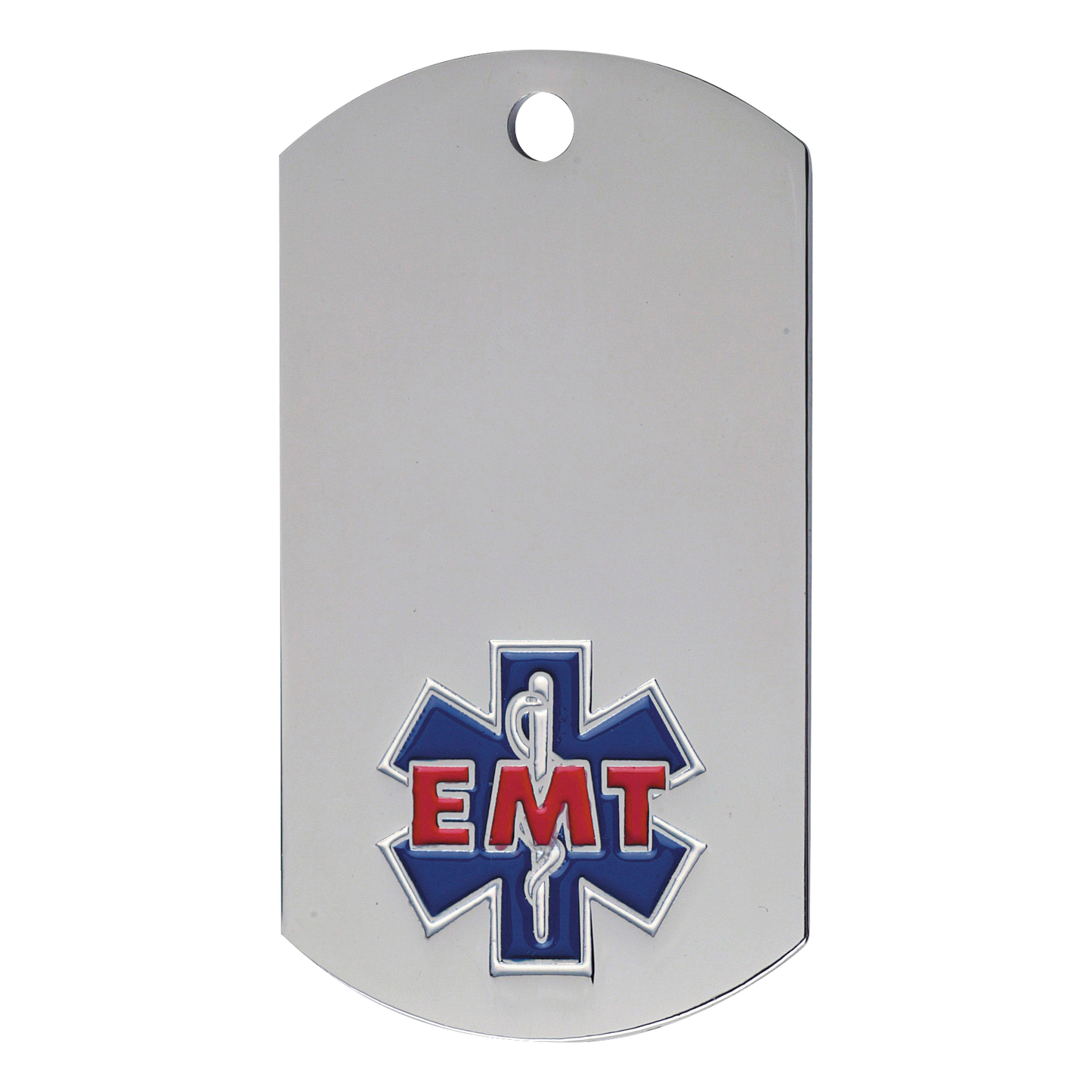 EMT Dog Tag 2" / Silver