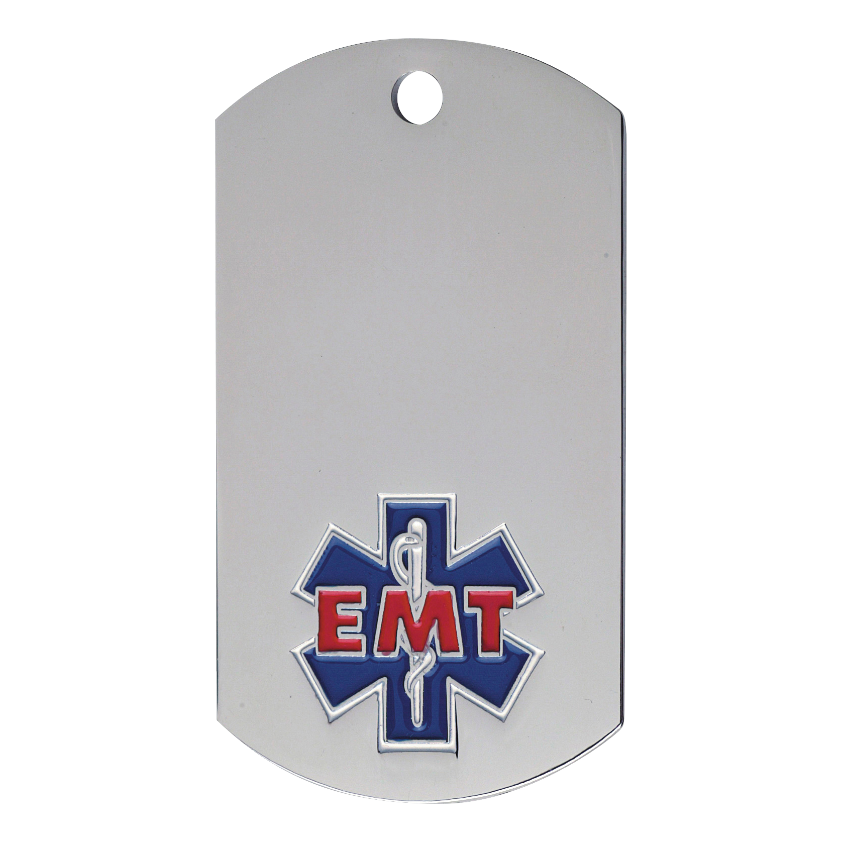 EMT Dog Tag 2" / Silver