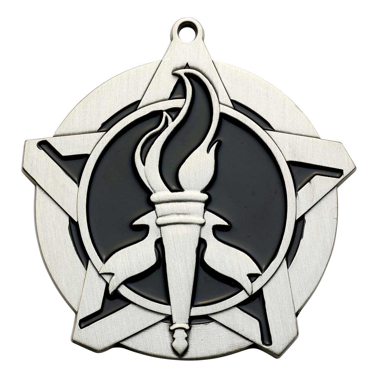 Super Star Victory Medal 2.25" / Silver