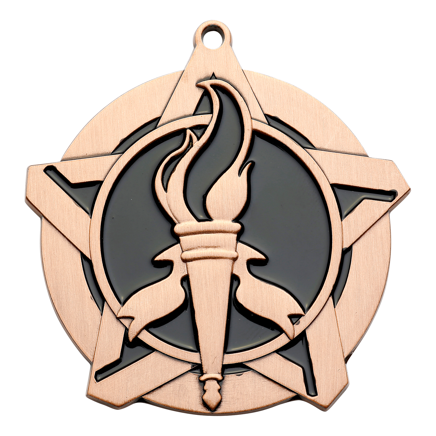 Super Star Victory Medal 2.25" / Bronze (Copper Tone)