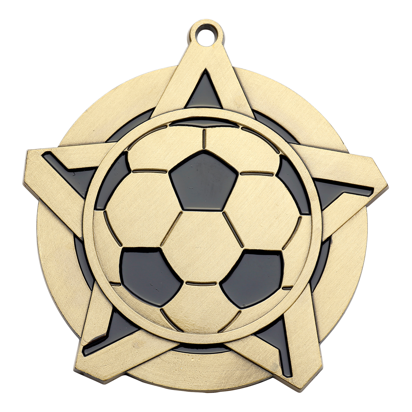 Super Star Soccer Medal 2.25" / Gold
