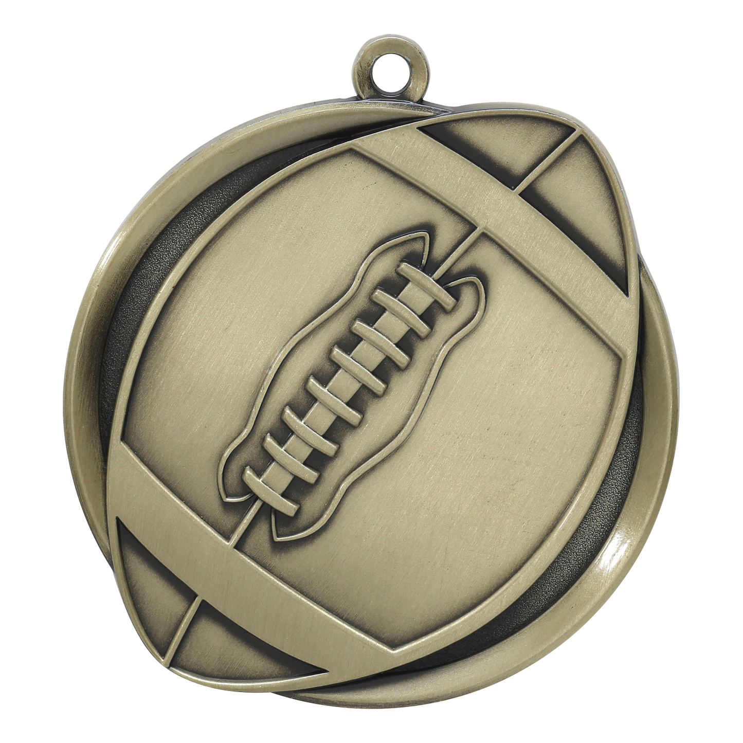 Mega Football Medal 2.25" / Gold