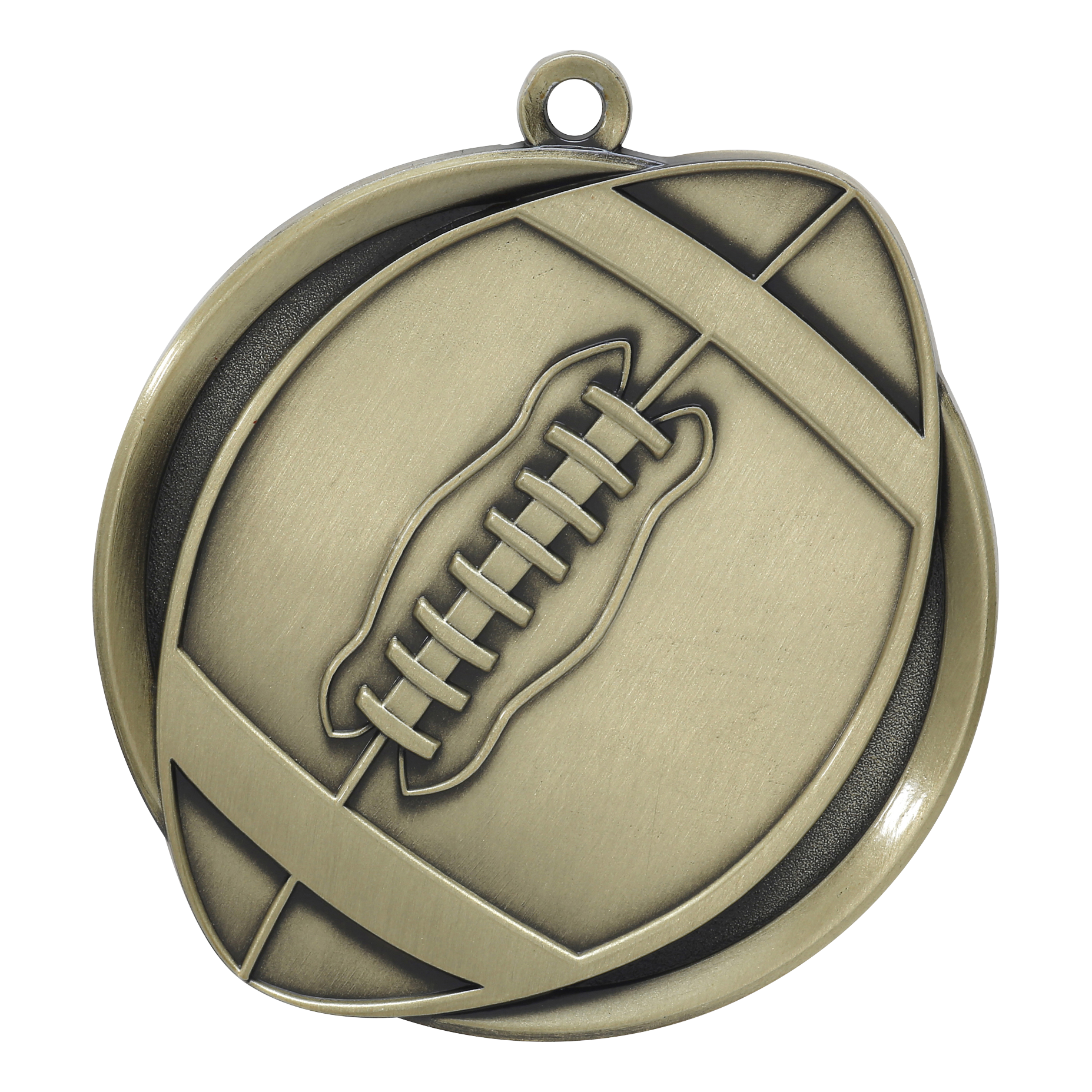 Mega Football Medal 2.25" / Gold