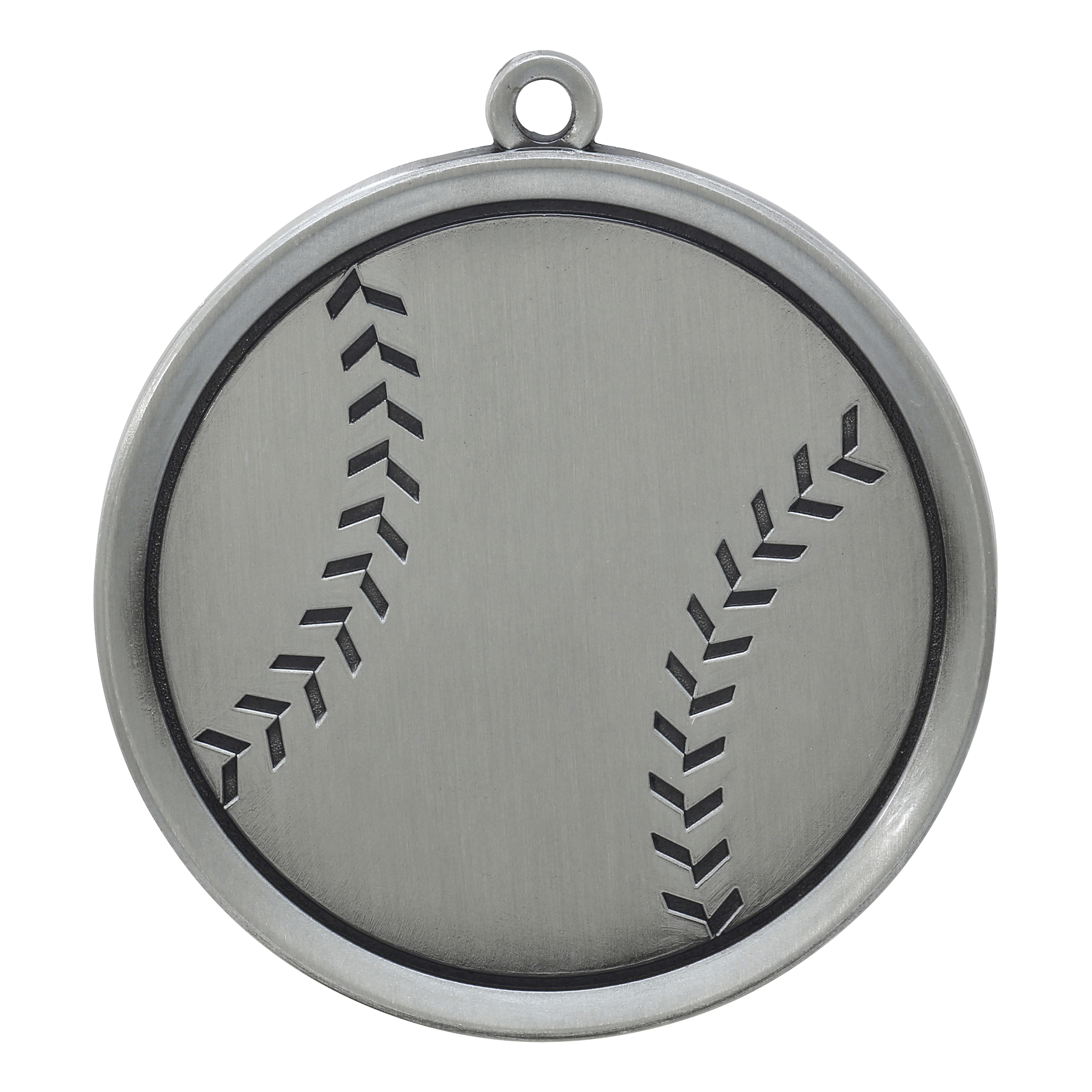 Mega Baseball Medal 2.25" / Silver