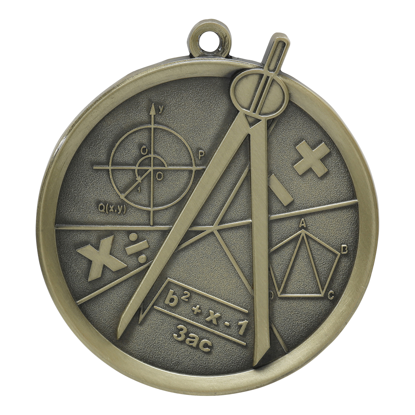 Mega Math Medal 2.25" / Gold
