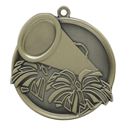 Mega Cheer Medal 2.25" / Gold