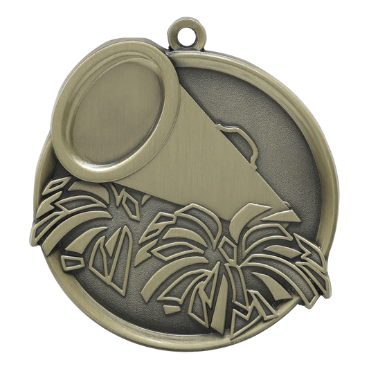 Mega Cheer Medal 2.25" / Gold