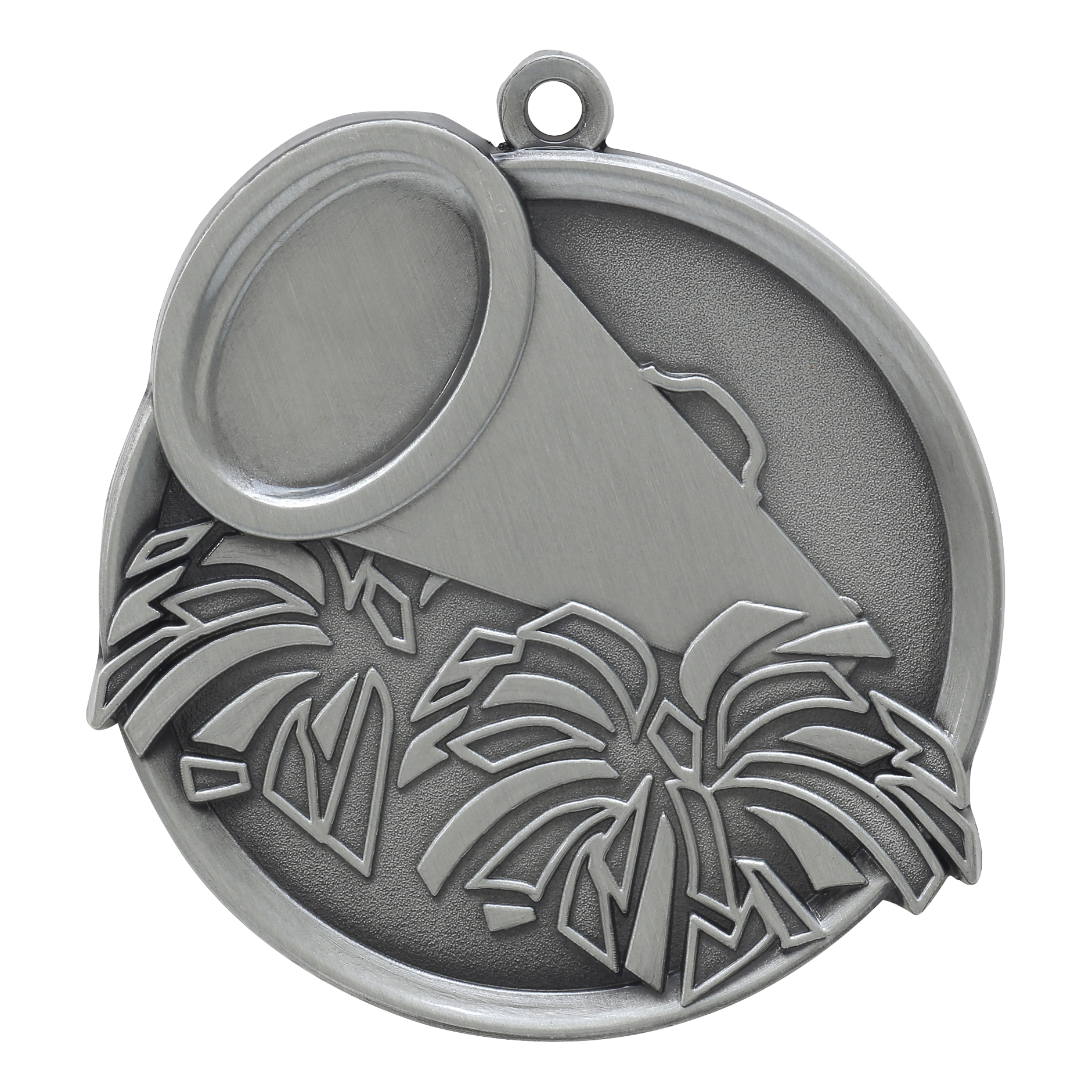 Mega Cheer Medal 2.25" / Silver