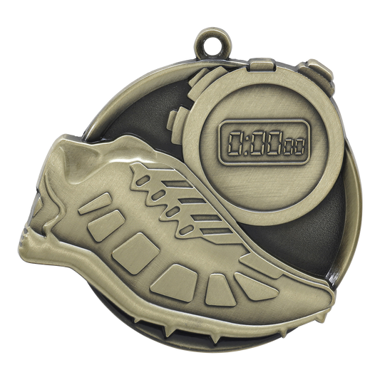 Mega Track Medal 2.25" / Gold