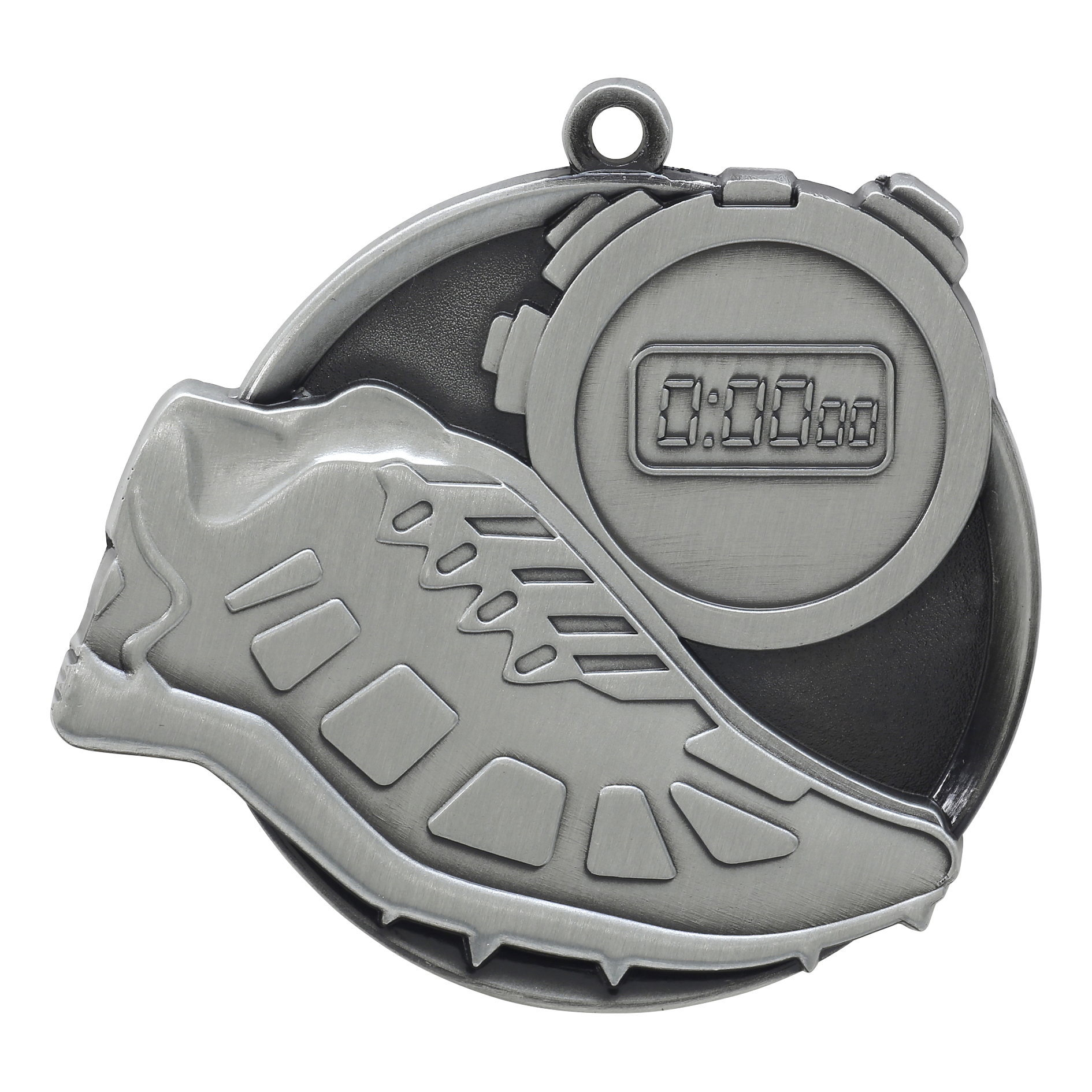 Mega Track Medal 2.25" / Silver