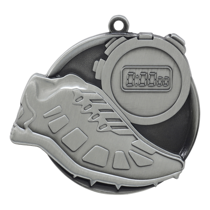 Mega Track Medal 2.25" / Silver