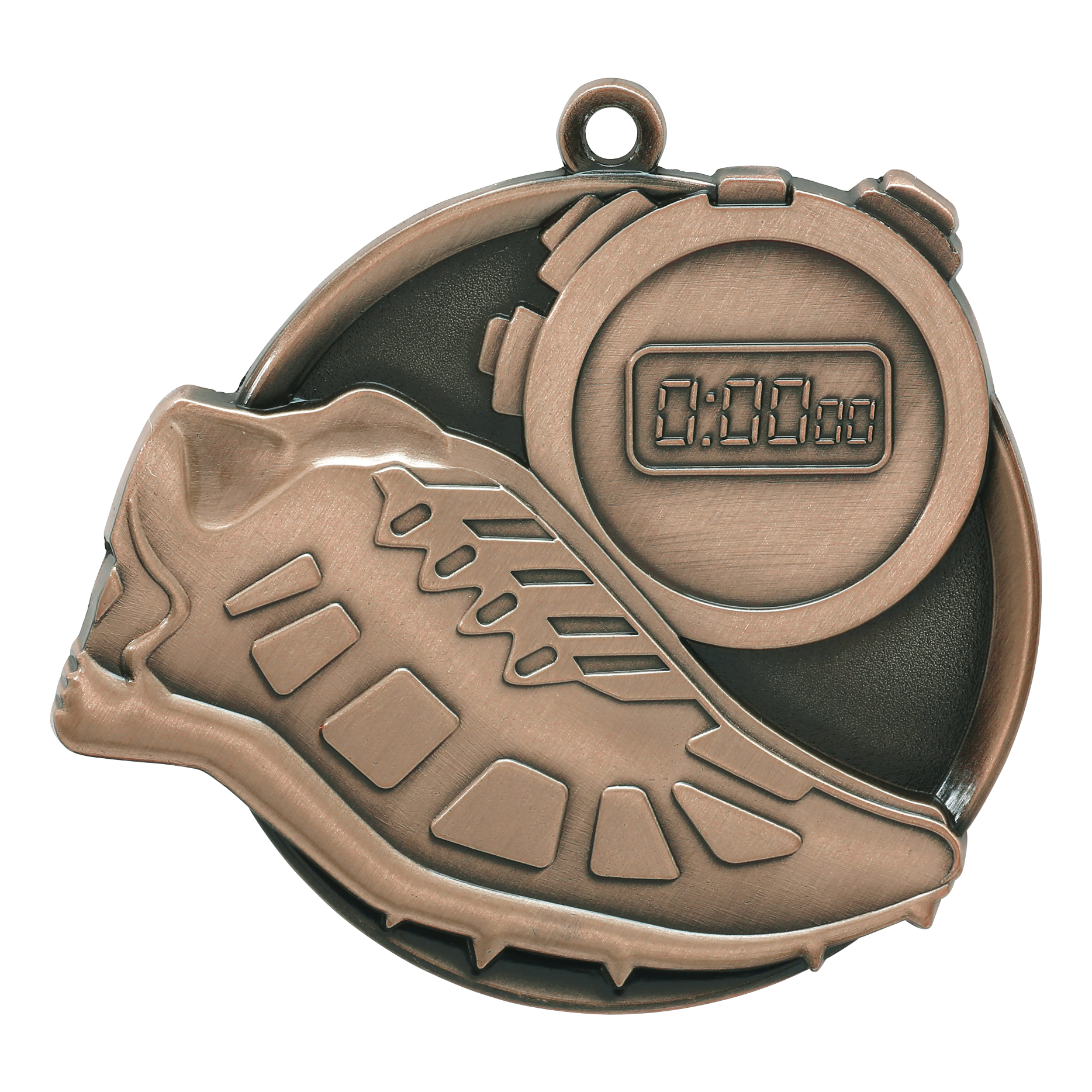 Mega Track Medal 2.25" / Bronze (Copper Tone)